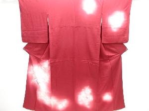 壷に草花模様訪問着